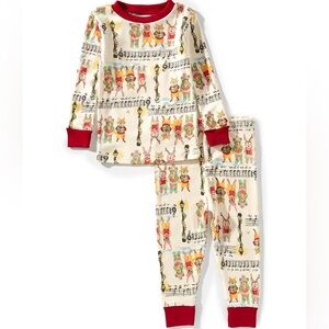 Burt's Bees Long-Sleeve Organic Cotton Christmas Caroler's Pajama Fam Matching